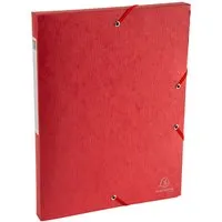 Exacompta 10 Exacompta Archivboxen "Scotten" aus Colorspan, 600 g/m², DIN A4, rot, RB 25 mm – Produktbild 1 von 1