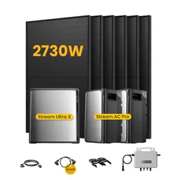 EcoFlow EcoFlow Stream Ultra X, Solaranlage mit Speicher, mit 6 x 455W Bifazialen Solarmodulen, by Powerness - Stream Ultra X + 2 x Stream AC Pro | 7680Wh / ohne Zubehör / Selbstabholung – Produktbild 1 von 1