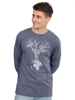 Life-Tree Life-Tree Longsleeve aus Biobaumwolle Fairwear für Herren Weltenbaum – Produktbild 1 von 1