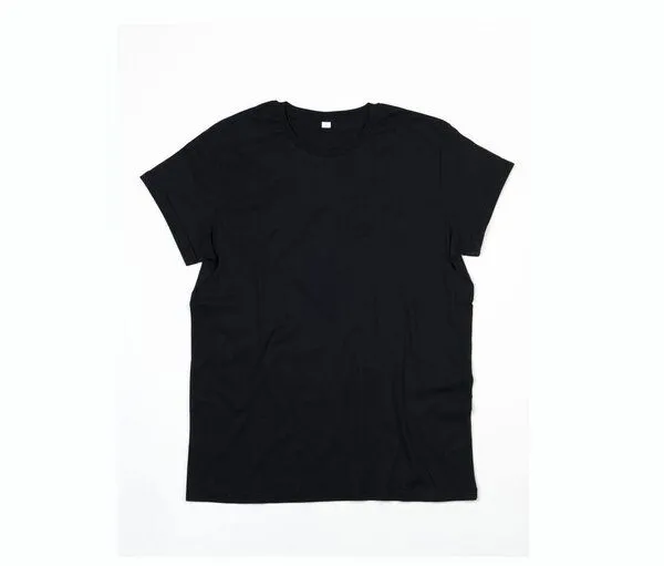 Mantis Mantis Herren-T-Shirt Roll Sleve Rollärmel Rundhals, Schwarz, – Produktbild 2 von 3