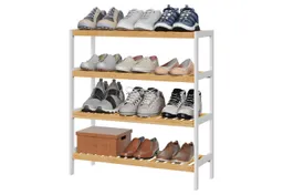 SONGMICS SONGMICS Schuhregal Schuhablage, Schuh-Organizer, für Wohnzimmer, Schlafzimmer, Badezimmer, Bambus, 4 Ebenen, Regal für Schuhe, Pflanzen, Bücher, 26x70x75,5 cm – Produktbild 1 von 1