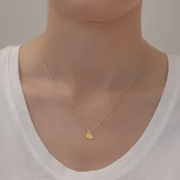 BELLYBIRD Jewellery BELLYBIRD Jewellery Kinderkette - kleines Herz, Anhänger/ Silber/ Silber vergoldet/ Rosé – Produktbild 1 von 1