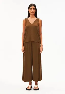 ARMEDANGELS ARMEDANGELS Cropped Jersey-Hose aus LENZING ECOVERO Viskose Mix – Produktbild 1 von 1