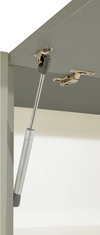OTTO home Wohnwand New Egypt, Anbauwand, Medienwand, Wohnzimmerwand, (Set, 5-St., 2 Klappen,2 kleine Türen,2 große Türen), Regalaufsatz Breite 290 Höhe 191, Braun, – Produktbild 4 von 5