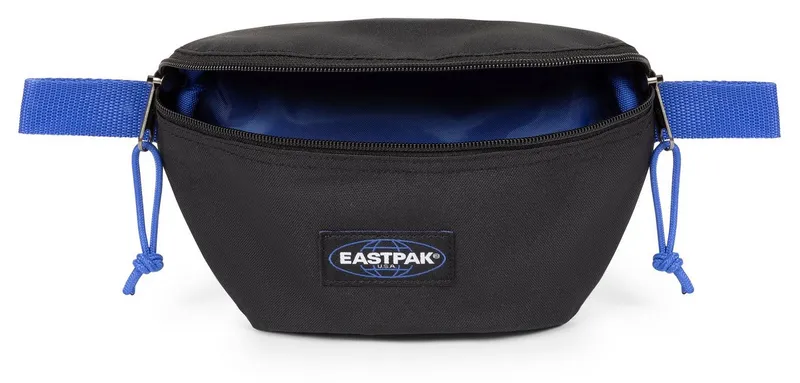 Eastpak Eastpak Bauchtasche SPRINGER, Unisex Gürteltasche, Minibag mit Reißverschluss und Logo-Aufnäher, Blau|schwarz, – Produktbild 1 von 3
