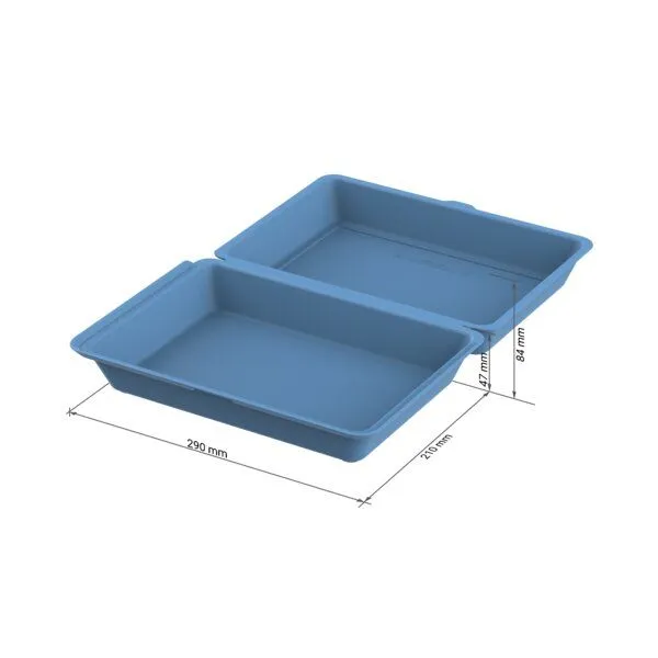 REuse REuse Menübox XL ohne Trennstege, Behagliches blau, – Produktbild 2 von 3