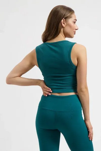 Urban Goddess Urban Goddess Seris Yoga Crop Tank, Seamoss (grün), – Produktbild 2 von 4