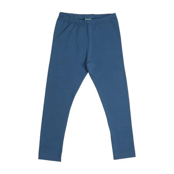Walkiddy Kinder Leggings GOTS zertifiziert, Bio-Baumwolle, navy, weich & elastisch, bequemer Bund, Alltag – Walkiddy, Blau, – Produktbild 1 von 3