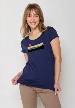 GreenBomb GREENBOMB Nature Pathway Loves - Sportliches T-Shirt aus Bio-Baumwolle / hochwertiger Print / GOTS / Fair & Vegan – Produktbild 1 von 1