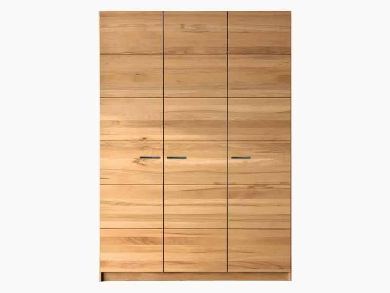 allnatura allnatura Drehtüren-Kleiderschrank "Salentino" | 3-türig mit Komforteinteilung | Wildeiche, Braun, – Produktbild 1 von 2