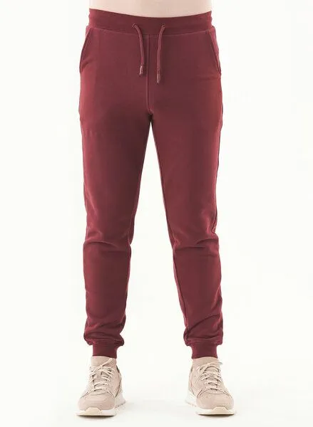ORGANICATION ORGANICATION Soft Touch Sweathose aus Bio-Baumwolle, Rot(bordeaux), – Produktbild 1 von 3