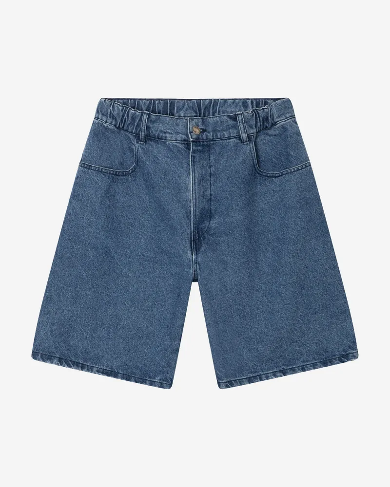 MATONA MATONA Herren vegan Shorts Loose Denim Mid Blue, Blau, – Produktbild 1 von 2