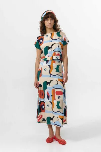 SUITE13LAB Suite13lab Cropped-Top HEBRON im Cruise-Print, Print cruise(mehrfarbig), – Produktbild 2 von 3