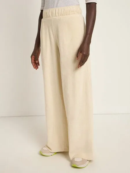 LANIUS LANIUS Hose mit weitem Bein (GOTS), Creme, – Produktbild 2 von 4