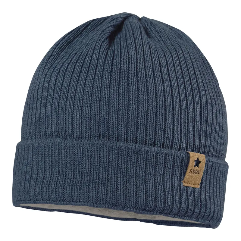 Maximo Maximo Winter-Strickmütze, Blau, – Produktbild 2 von 3
