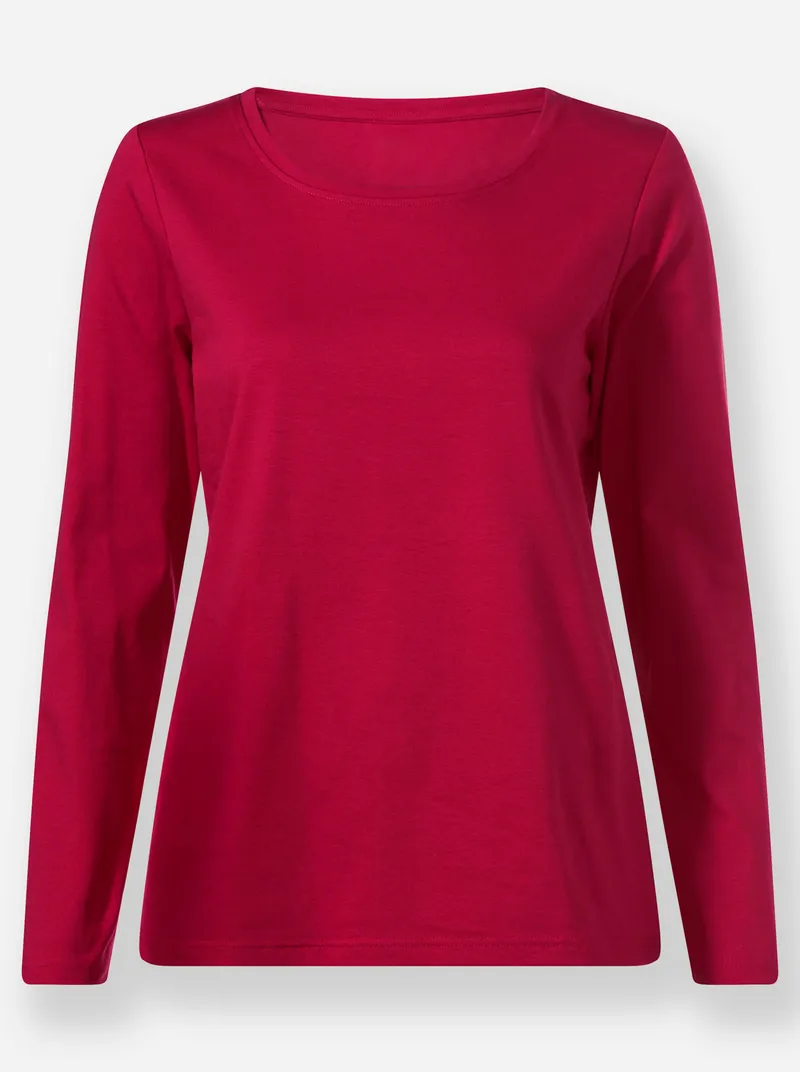 Witt Rundhalsshirt rot, Rot, – Produktbild 1 von 2