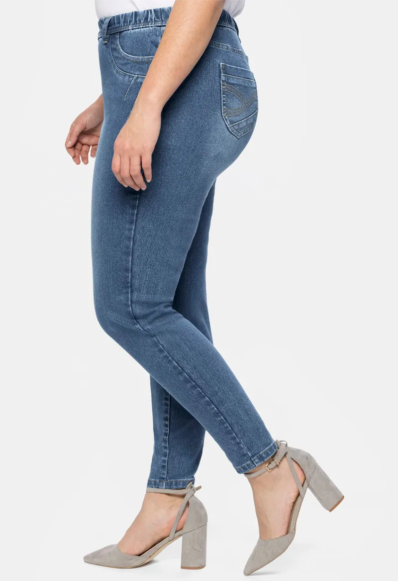 sheego Jeggings, Light blue-denim, – Produktbild 2 von 2