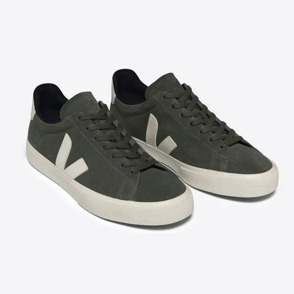Veja Veja Sneaker Damen - Campo Suede, Grün (mud pierre), – Produktbild 1 von 3