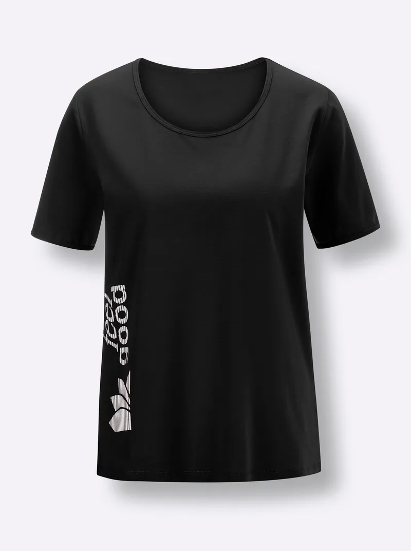 feel good Shirt schwarz, Schwarz, – Produktbild 1 von 2
