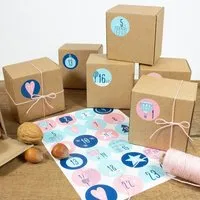 Bow Hummingbird Bow & Hummingbird Adventskalender Set mit Boxen zum Befüllen, Rosa, – Produktbild 1 von 1