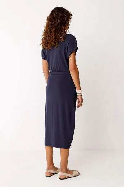 SKFK SKFK Kleid AMADE, Navy, – Produktbild 3 von 3