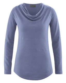 HempAge Hempage Damen vegan Top Mit Langen Ärmeln In Lavendel – Produktbild 1 von 1