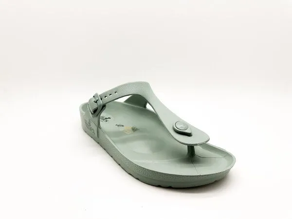 thies Vegane Ecofoam Zehentrenner Sandale von thies ® aus recyceltem EVA, Aloe, – Produktbild 4 von 4