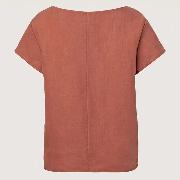 Frija Omina Frija Omina Hanf-Shirt Coube, Rost (orange), – Produktbild 3 von 3