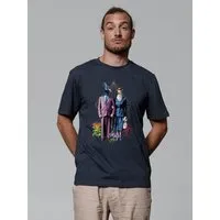 watapparel watapparel T-Shirt Unisex Fancy Birds, India ink grey, – Produktbild 1 von 1