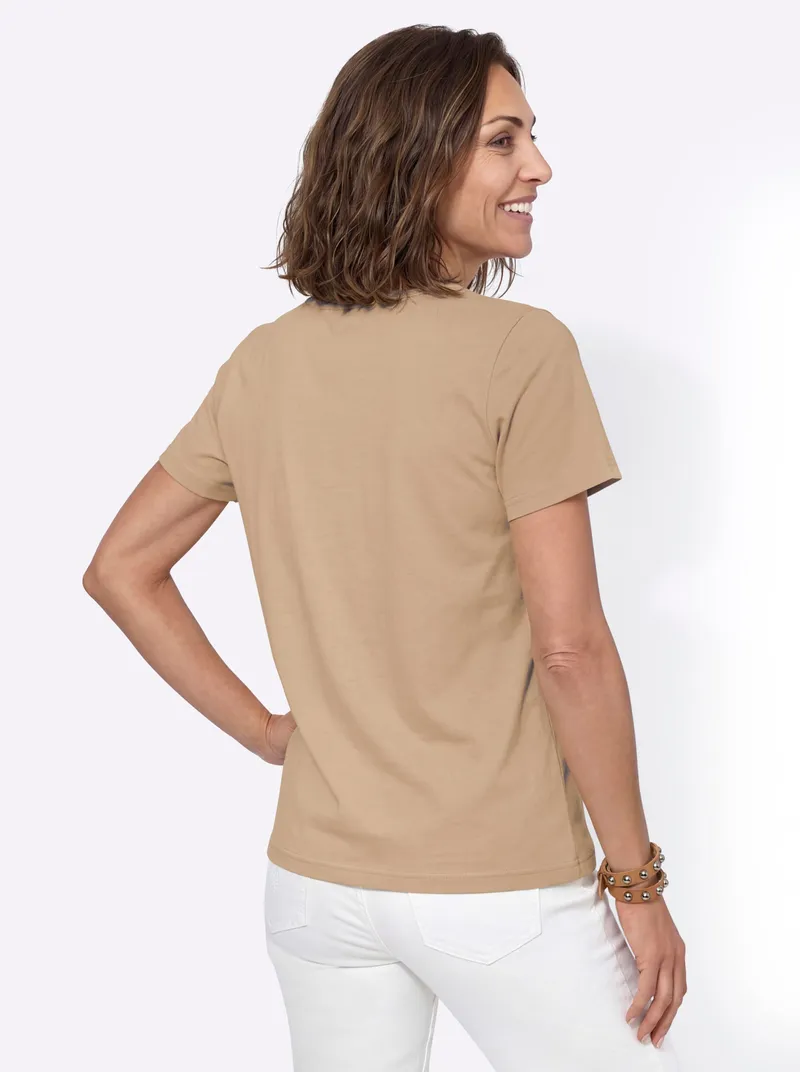 Witt Kurzarmshirt beige, Beige, – Produktbild 2 von 2