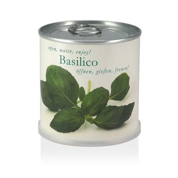 MacFlowers MacFlowers Pflanzen in der Dose, Basilikum, – Produktbild 1 von 4