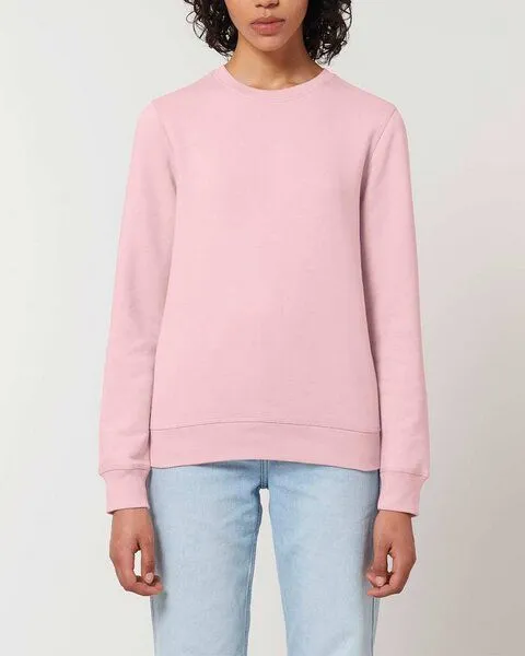 YTWOO YTWOO Unisex Sweatshirt | fairtrade & ökologisch, Pink, – Produktbild 2 von 4