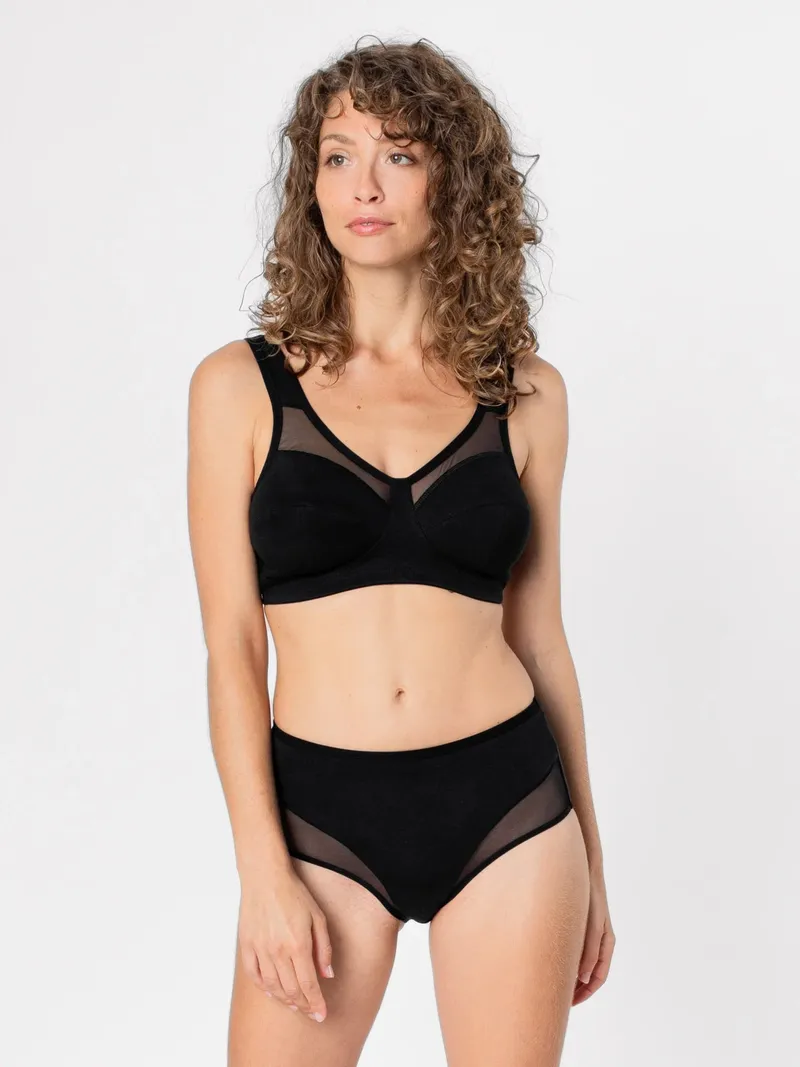 erlich textil erlich textil Anni für Frauen aus Baumwolle in schwarz, Schwarz, – Produktbild 1 von 2