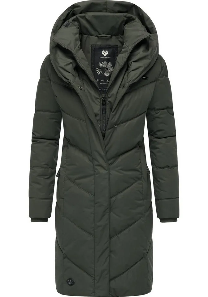ragwear ragwear Steppmantel Natalka stylischer, gesteppter Winterparka mit gefütterter Kapuze, Grün, – Produktbild 2 von 4