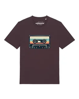 watapparel watapparel T-Shirt Unisex Retro Kassette – Produktbild 1 von 1