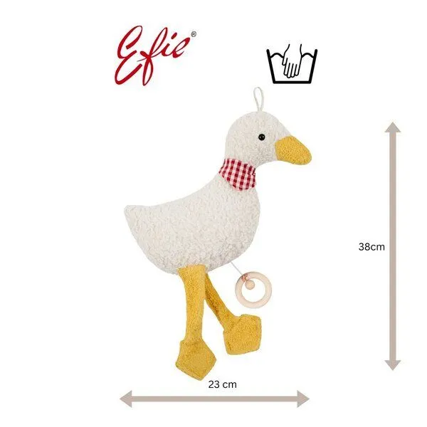 Efie Efie Spieluhr Gans gelb, kbA (organic) – Produktbild 7 von 7