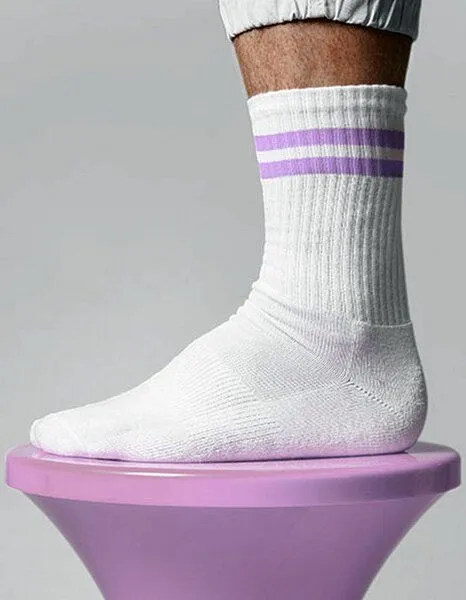 MR. SOCKS MR. SOCKS Tennissocken zweifarbig von der Marke MR.SOCKS, Weiss/blau, – Produktbild 2 von 2