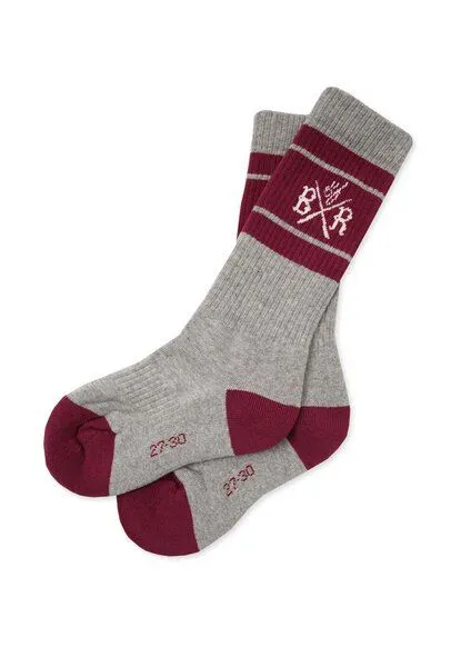 Band of Rascals Band of Rascals Sport Socks, Grey-bordeaux, – Produktbild 1 von 1