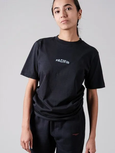 FANTASTIC REALITY STUDIOS Fantastic Reality Studios Pacific Boxy Fit T-shirt – Bio-Baumwolle, Unisex, Blau, – Produktbild 4 von 4