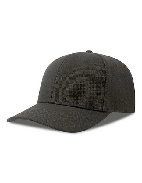 Atlantis Headwear Atlantis Headwear Cap mit leicht gebogenem Schirm, Dunkelgrau, – Produktbild 2 von 2