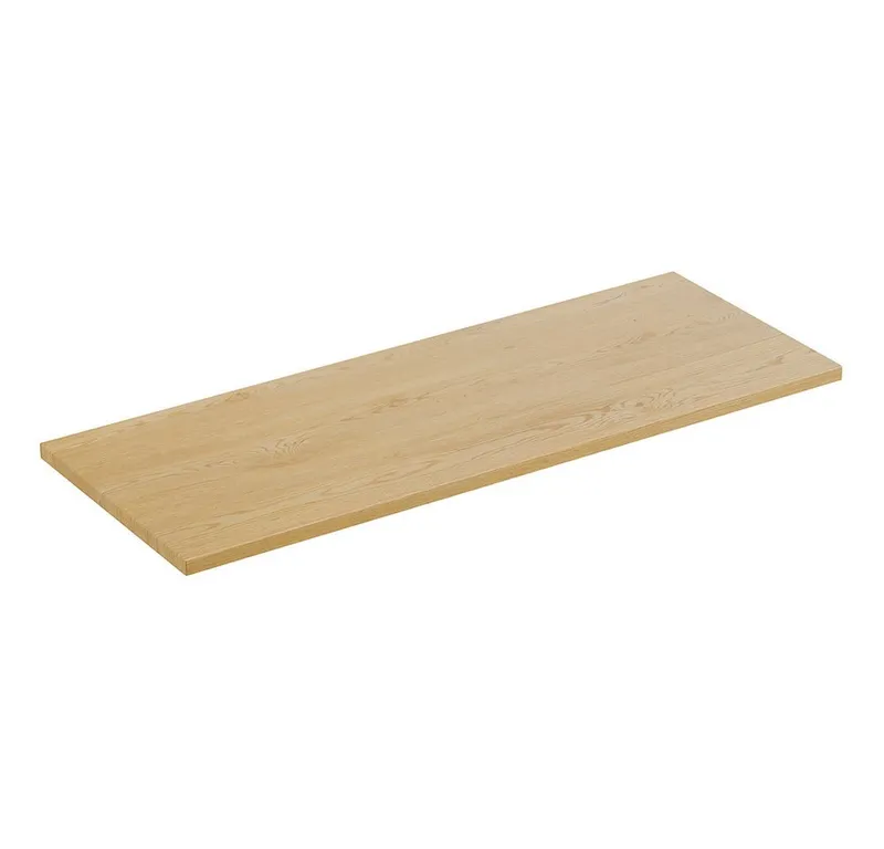 Lomadox Waschbeckenschrank TEMUCO-56-CREMONA 120 cm breit in Eiche mit Rahmenfräsung, 4 Schubladen, wandhängend, Braun, – Produktbild 5 von 5