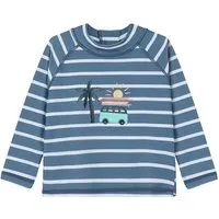 color kids Badeshirt Langarm Coronet Blue Gr. 80 – Produktbild 1 von 1