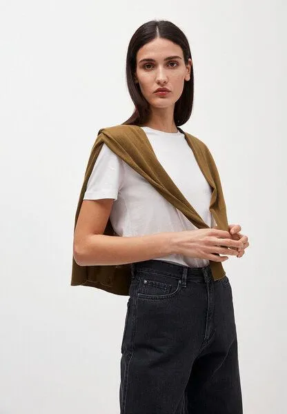 ARMEDANGELS ARMEDANGELS SUNNAA - Damen Cardigan aus TENCEL Lyocell Mix, Golden khaki, – Produktbild 3 von 4