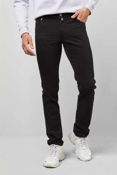 M 5 BY MEYER M 5 BY MEYER Soft Pima Cotton Five Pocket, Schwarz (schwarz), – Produktbild 3 von 5