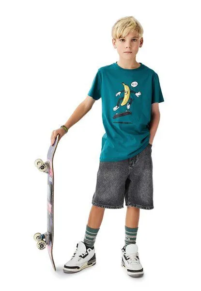 Band of Rascals Band of Rascals Banana Flip T-Shirt, Petrol, – Produktbild 3 von 4