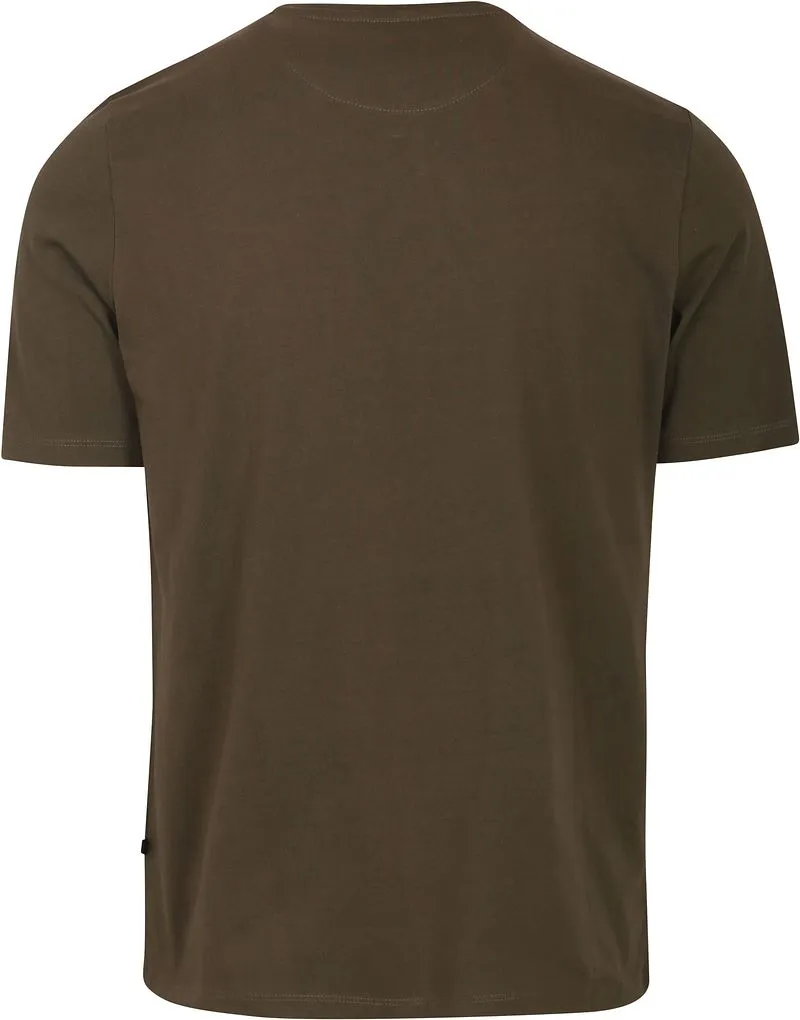 Suitable Suitable Respect T-shirt Jim Olive - Größe XXL, Grün, – Produktbild 3 von 3