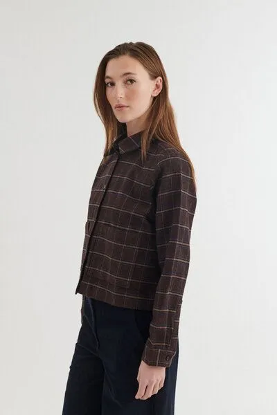 Basic Apparel Basic Apparel Misa Overshirt, Hemd-Jacke, Braun, – Produktbild 2 von 4