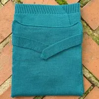 Glückswindel Glückswindel Bindecover aus Wolle, Petrol, – Produktbild 1 von 1