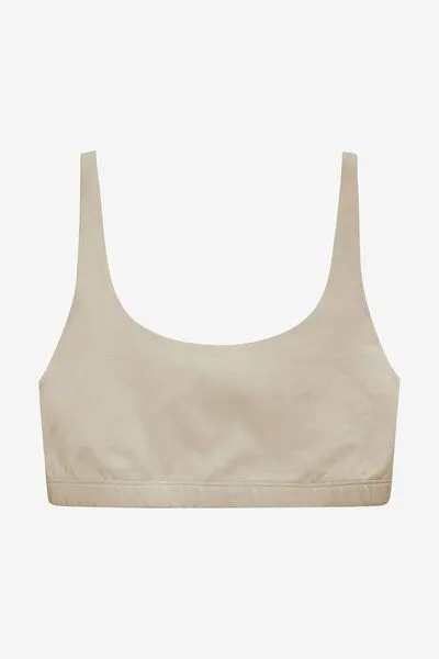 Bread & Boxers Bread & Boxers Bustier SOFT BRA aus Bio-Baumwolle, Beige (beige), – Produktbild 1 von 2