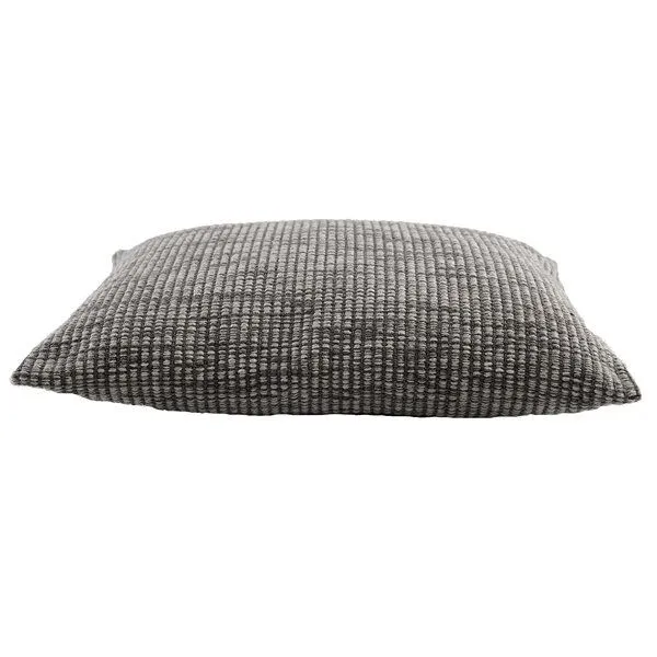 liv interior liv interior Recyceltes In-/Outdoor Kissen MELANGE, Dunkelgrau, – Produktbild 1 von 3